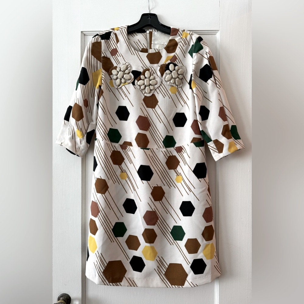 Karta | Jeweled Shift Dress XS